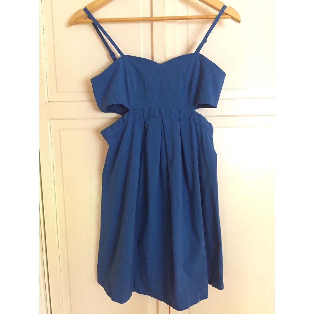 Blue cutout sundress